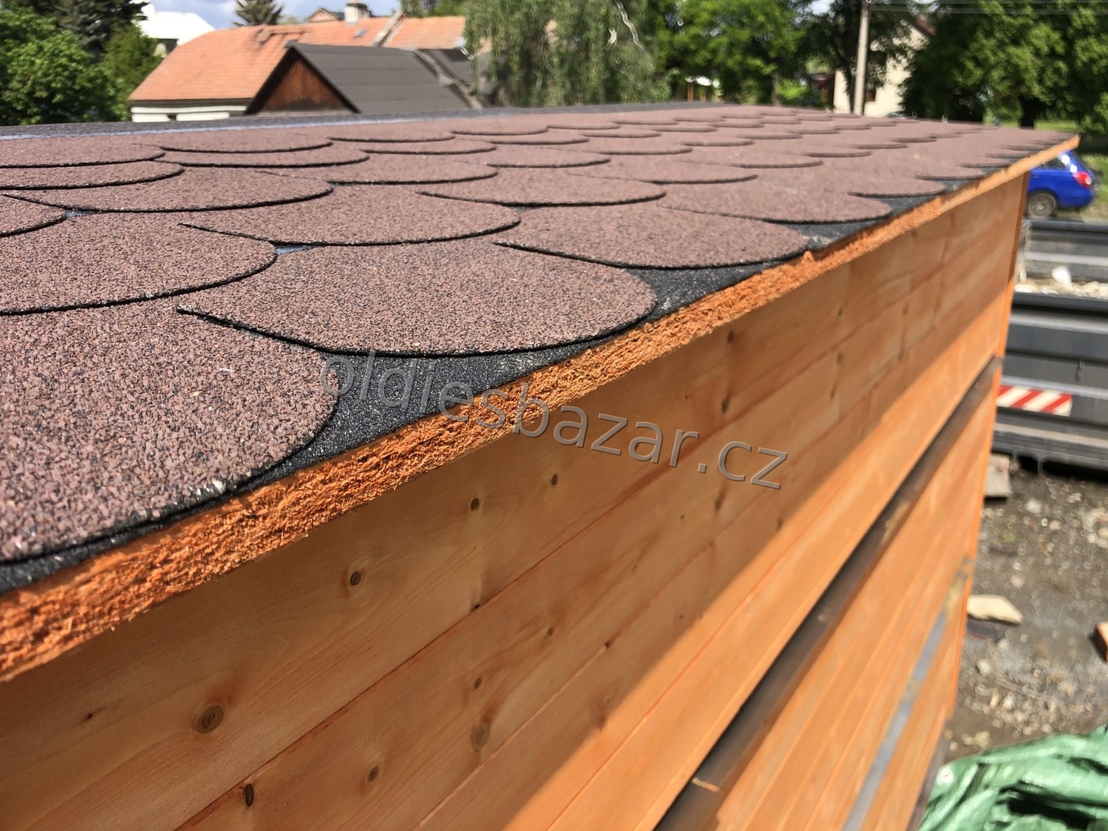 Nová venkovní dřevěná králíkárna se 9 kotci 80 × 80 cm, doprava zdarma